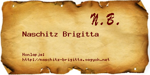 Naschitz Brigitta névjegykártya